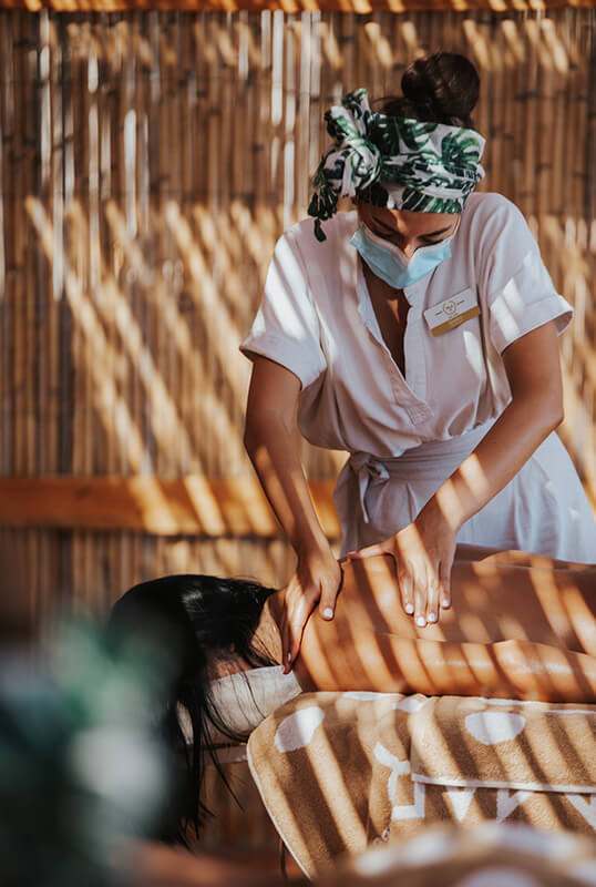 Massage treatments at Solymar, Mykonos