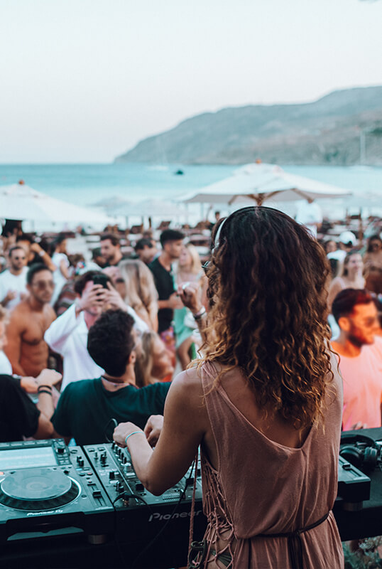 Private Parties at Solymar | Kalo Livadi Beach, Mykonos